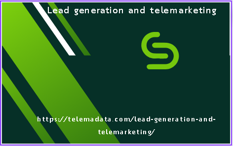 Lead generation and telemarketing